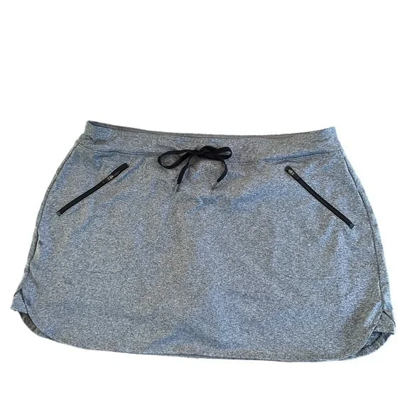 Tek Gear Grey Skorts with Zipper pockets Size XXL - Picture 1 of 8